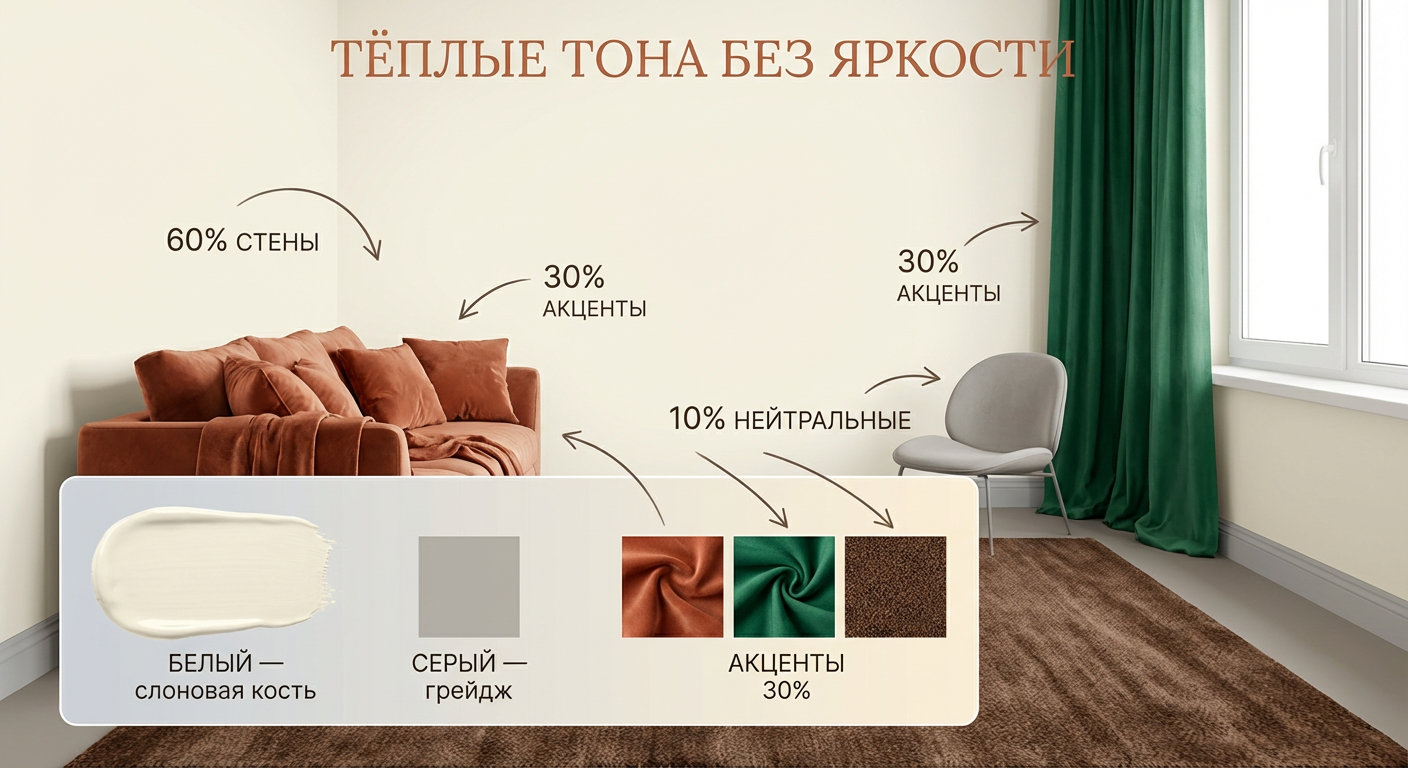 Как сделать интерьер уютным без лишнего декора