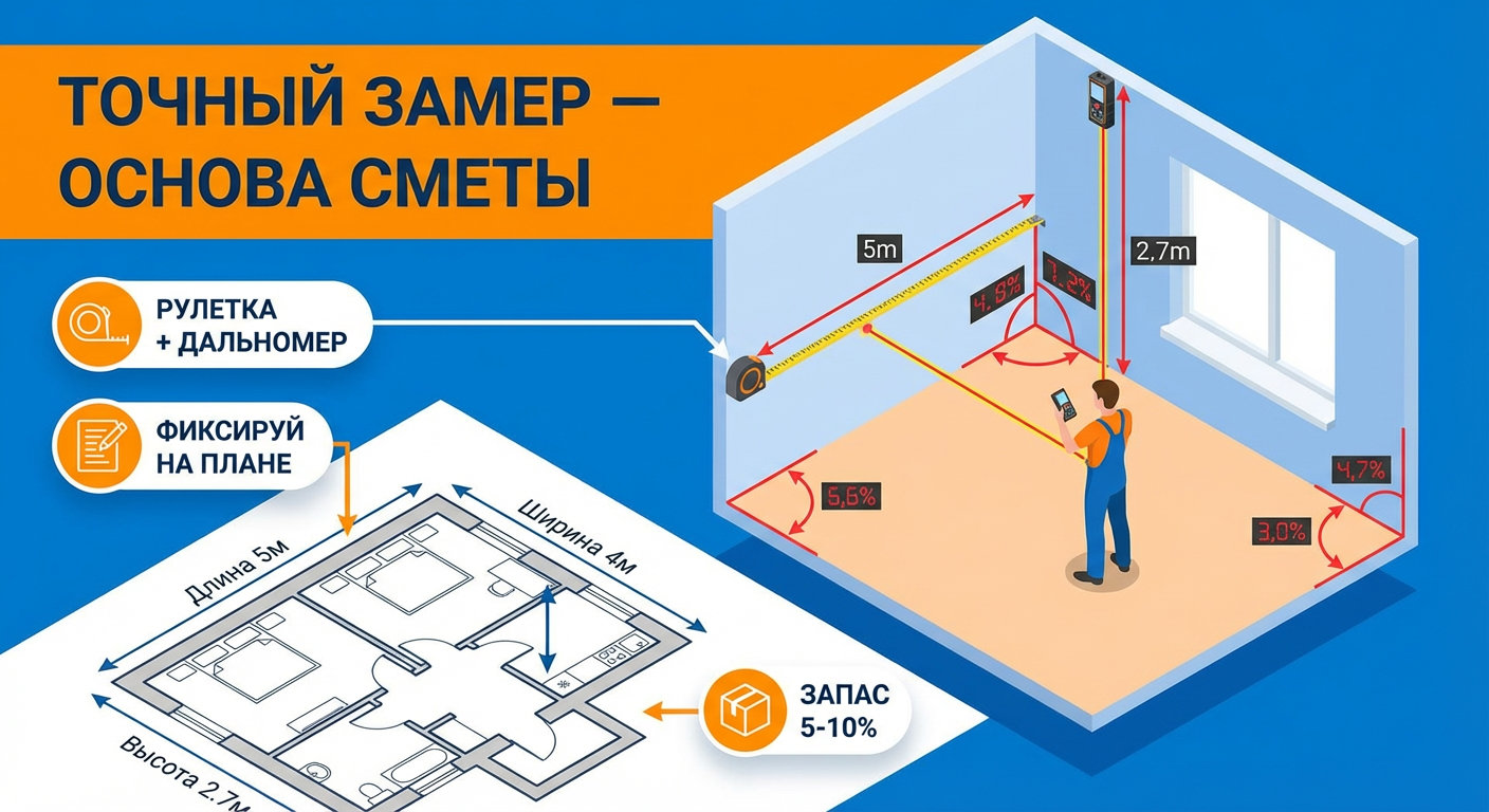 Как составить смету на ремонт квартиры