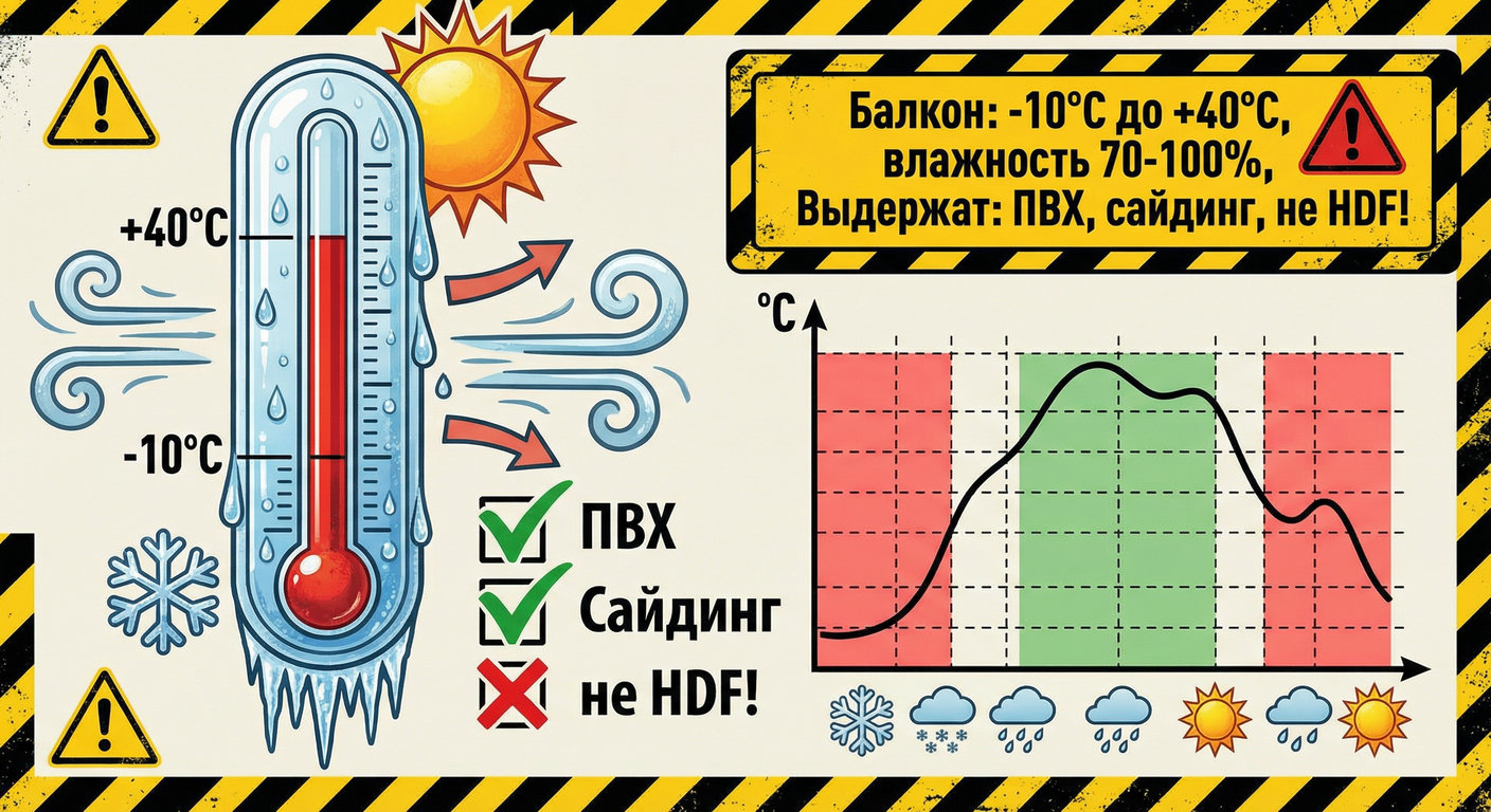Отделка балкона и лоджии