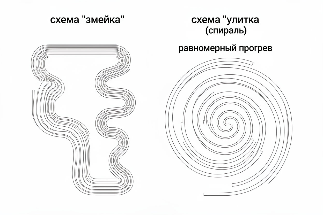 Тёплый пол в доме и квартире