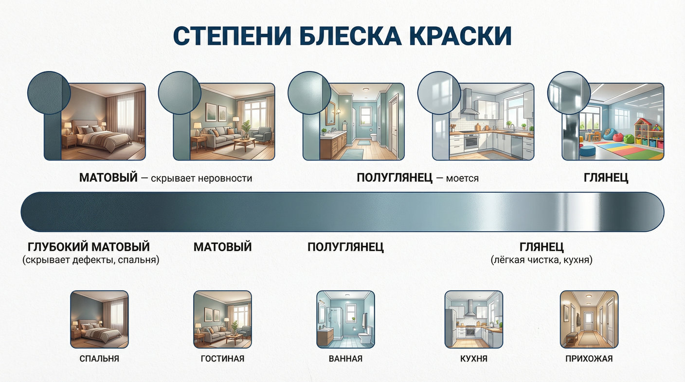 Краска для стен в квартире