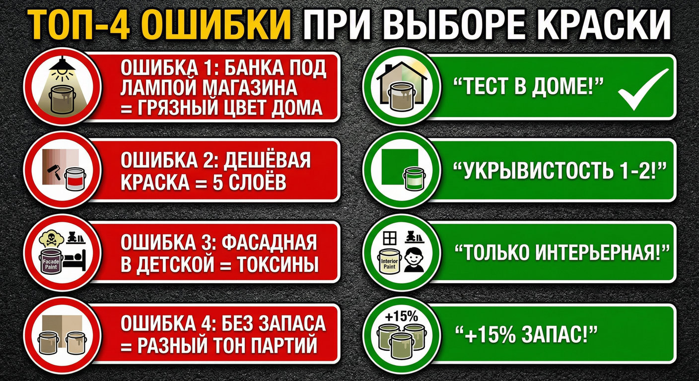 Краска для стен в квартире