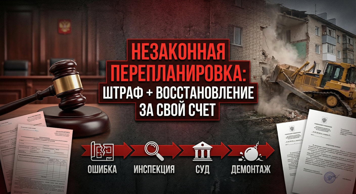 Опасные ошибки при перепланировке