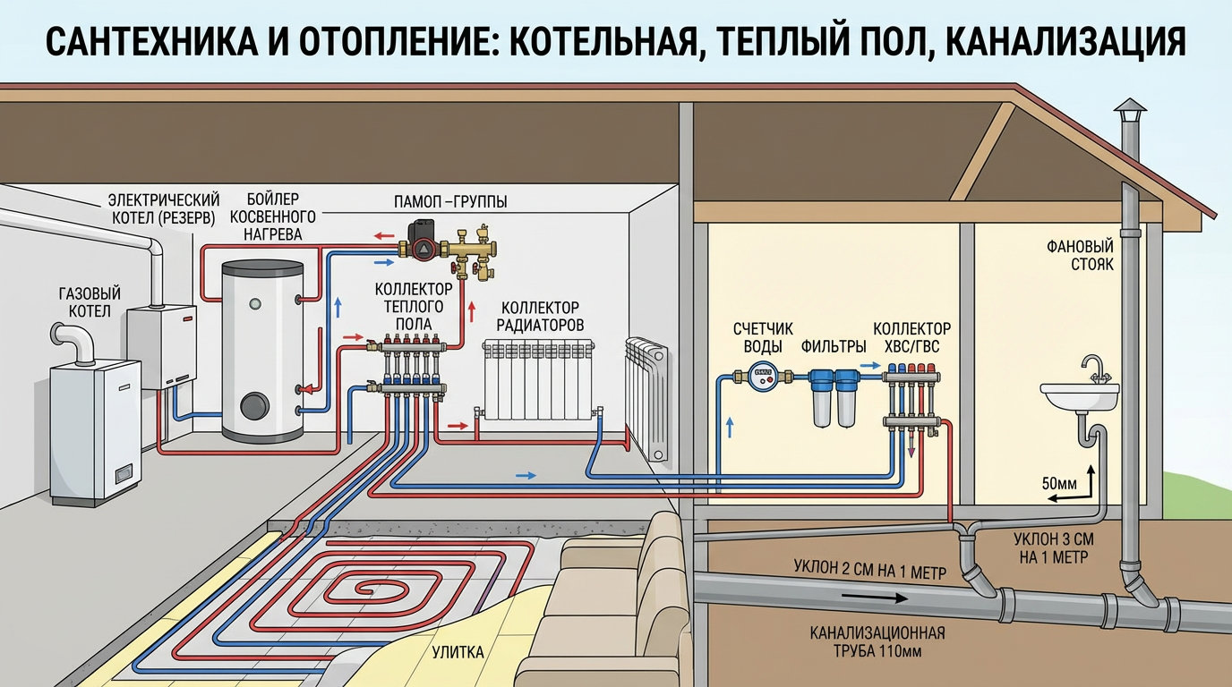 Инженерные системы частного дома