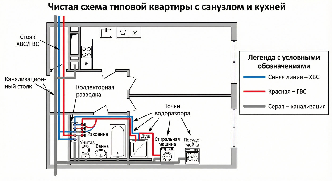 Сантехника в квартире и доме