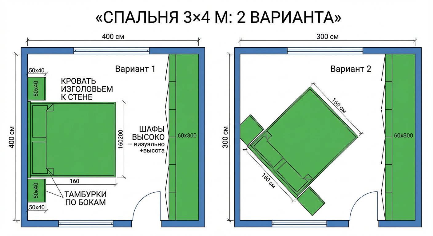 Как расставить мебель в маленькой квартире